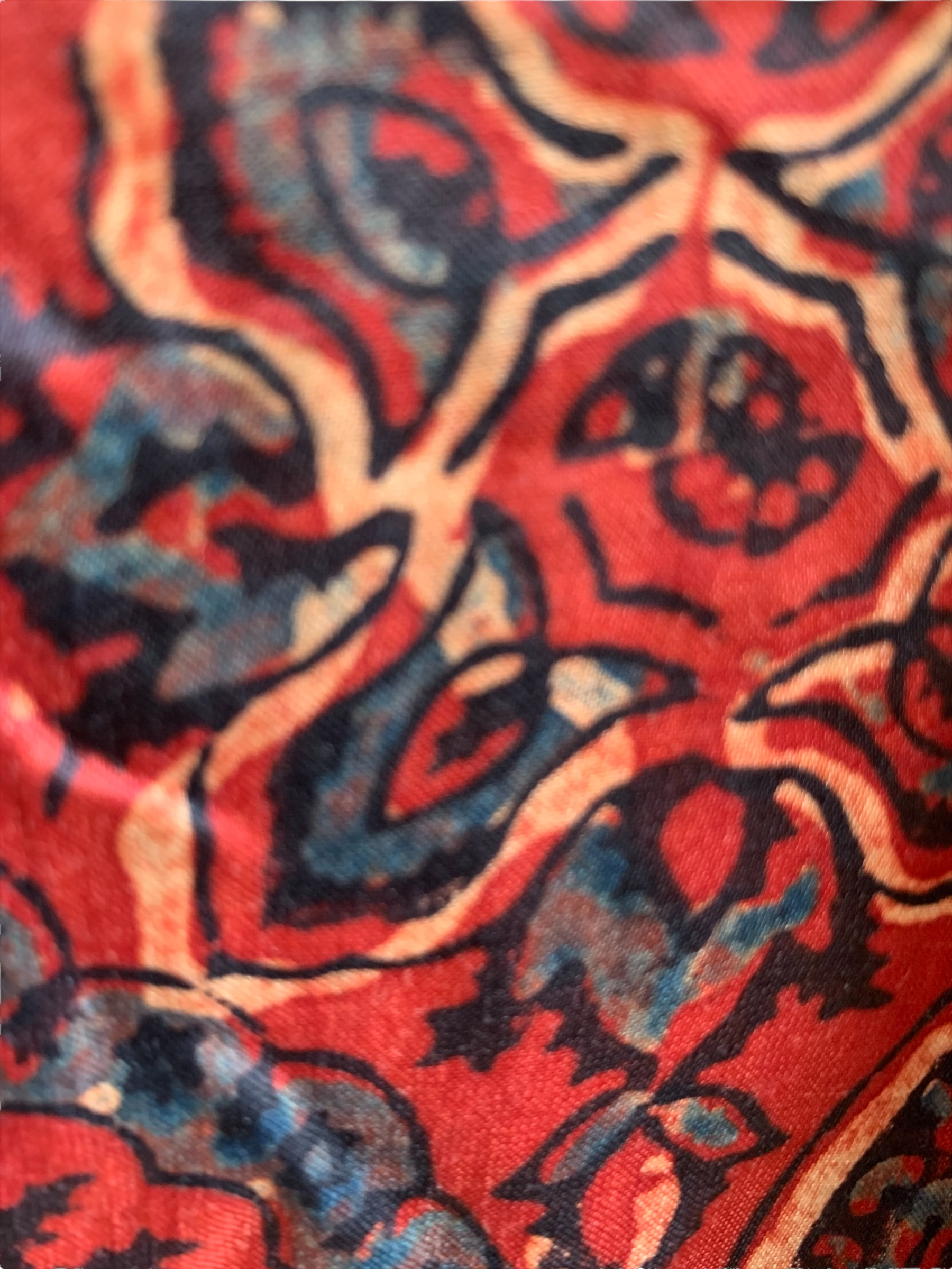 Red Modal Silk Dupatta