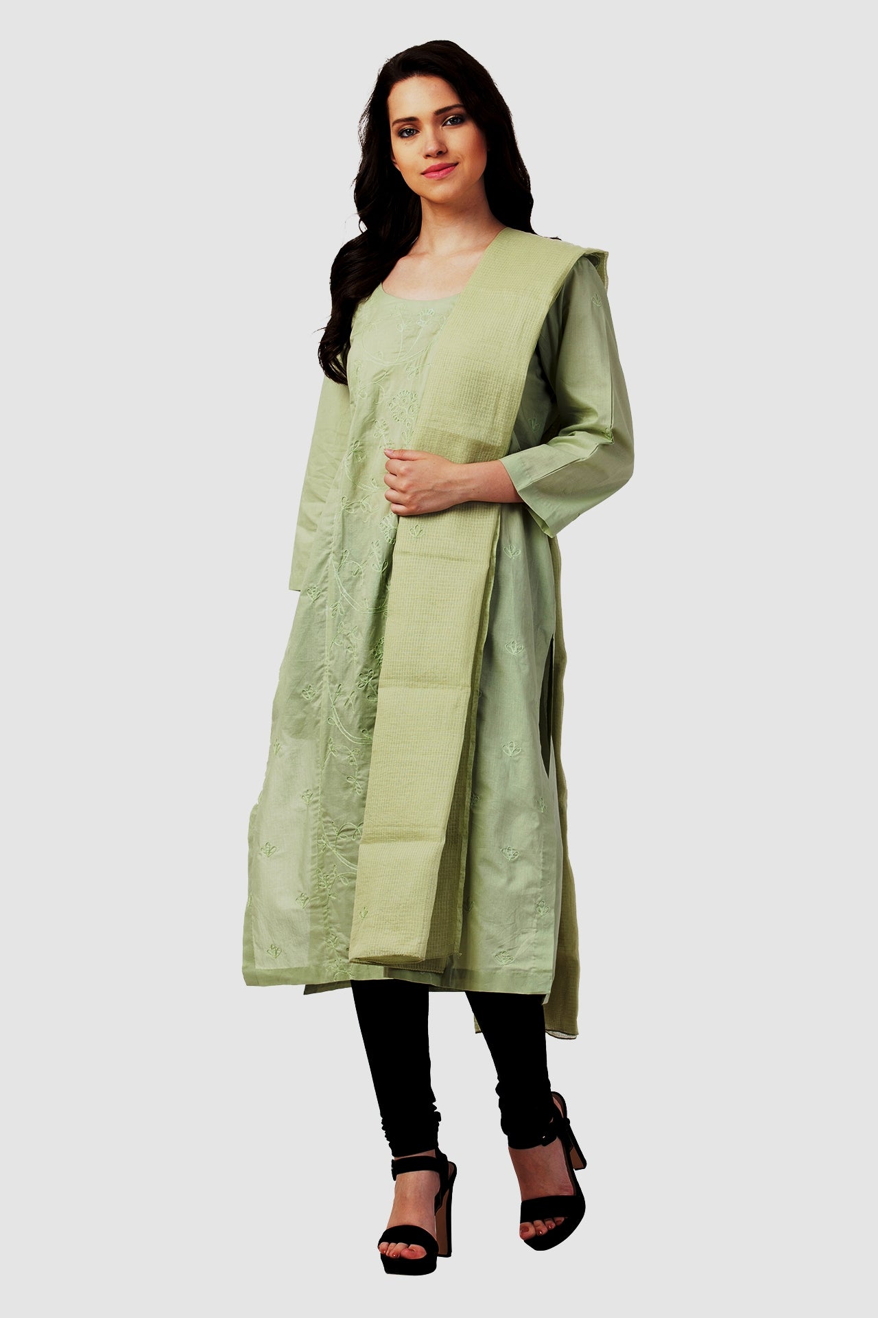 Amodini Sea Green Kurta