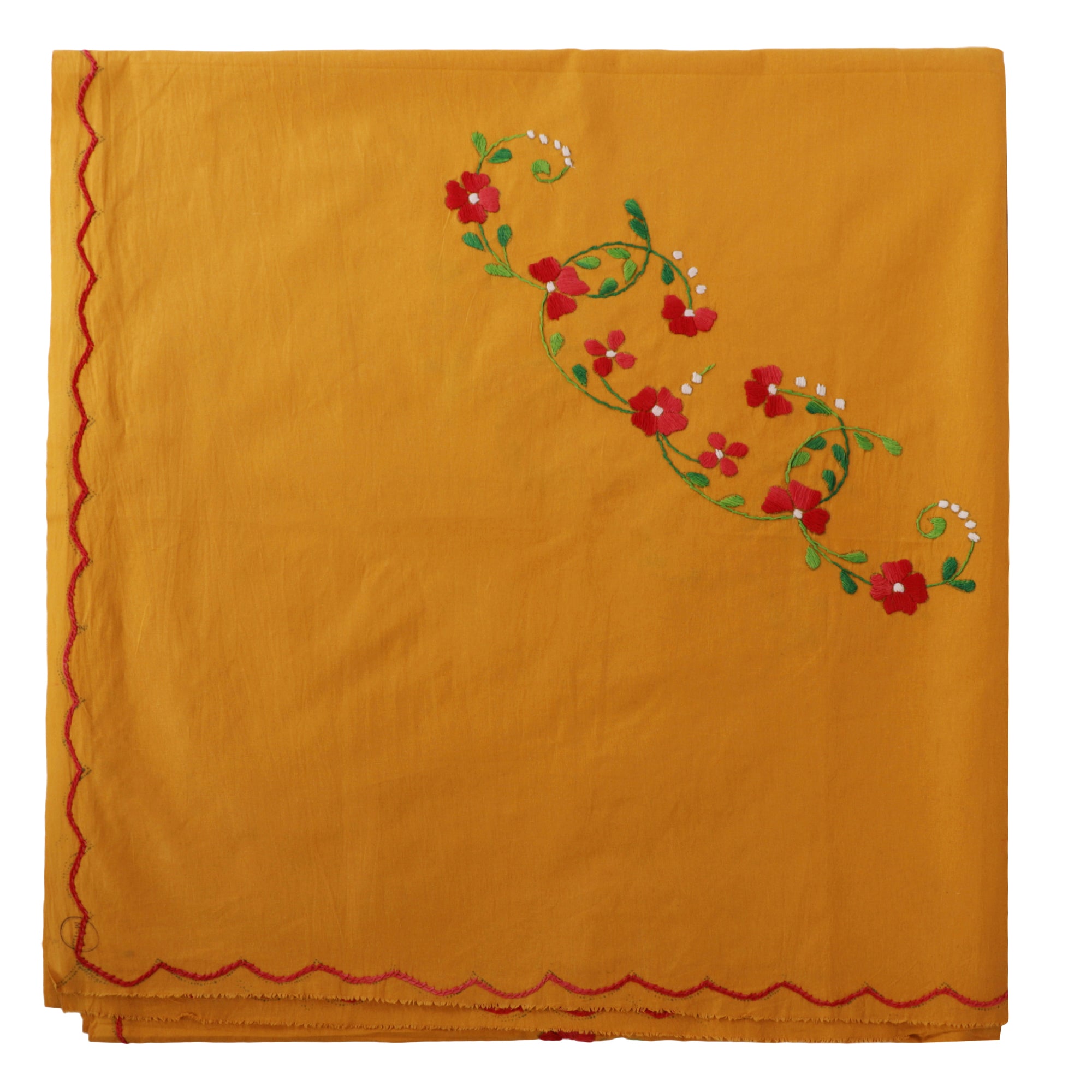 Yellow Cotton Bed Cover